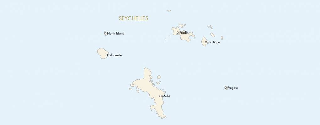 difícil Escandaloso creer Mapa de las Islas Seychelles | Aventura Africa™ – Seychelles